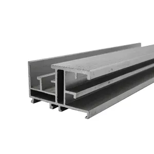 定制挤压铝型材制造商6061 6063阳极氧化挤压铝合金窗门型材
