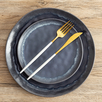 Vente en gros de vaisselle en céramique, ensemble de vaisselle, fabricants de vaisselle, ensembles d'assiettes en porcelaine, plats ronds de restaurant, assiettes de traiteur