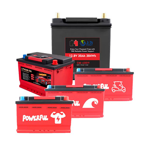 แบตเตอรี่ลิเธียมไอออนสำหรับรถยนต์ 12V 30Ah 384Wh กำลังสตาร์ทสำหรับรถยนต์ เรือ ใช้แทนแบตเตอรี่เดิม - Product Image 1