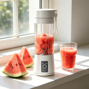Mini Licuadora Portátil Recargable USB de 380 ml para Gimnasio y Viajes, Prensa de Frutas Personal - Product Image 1