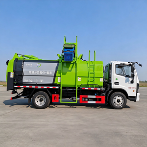 Camion de ramassage de déchets alimentaires Dongfeng Dolica 10CM à prix d'usine, avec levage latéral hydraulique, pour la collecte des déchets de restaurant - Product Image 5