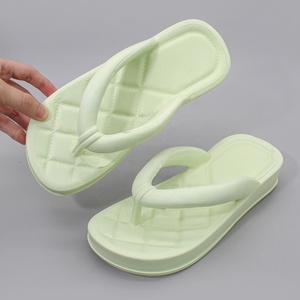 <span class=keywords><strong>Chanclas</strong></span> verde claro para baño, zapatillas antideslizantes <span class=keywords><strong>de</strong></span> EVA para exteriores, plantilla <span class=keywords><strong>de</strong></span> corcho suave, forro <span class=keywords><strong>de</strong></span> malla estampado <span class=keywords><strong>de</strong></span> invierno superior <span class=keywords><strong>de</strong></span> lona <span class=keywords><strong>de</strong></span> piel - Product Image 2