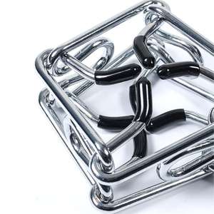 Venta al por mayor collar de hierro de metal Anti-ladrido Prong Choke Pinch Chain Durable Collar de entrenamiento de perros para perros medianos y grandes - Product Image 6