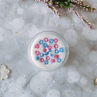 Bougies alimentaires fantaisie mignonnes, mini, réalistes, de luxe, personnalisées, écologiques, faites à la main en cire de soja, en forme de gâteau, pour Thanksgiving, Diwali, Pâques, de haute qualité