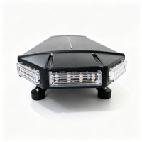 BIAOCHI 96W Hochleistungs-LED-Warnleuchten in Amber und Weiß für LKW und PKW, Notfall-Blitzlichtleiste 48'' 122cm