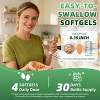 Private Label 60pcs Vitamine D3 K2 B12 avec Capsules Softgel Complexe De Calcium Complément Alimentaire
