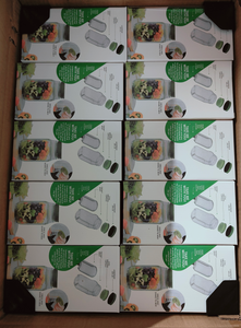 Frascos para ensalada con tapas de vidrio herméticos para almacenar alimentos secos, tapa de bambú, impresión de logotipo personalizado disponible, sellados y a prueba de fugas - Product Image 3