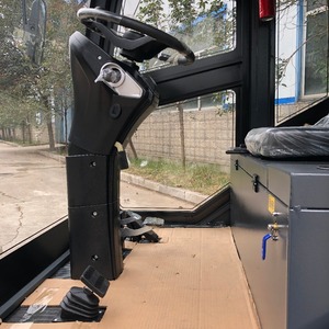 Ride On Sweeper 42 In Cleaning Path 300L Capacity Electric Floor Sweeper For Industrial Factory Workshop Sanitation - Product Image 3