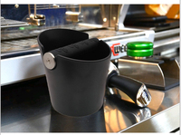 Boîte à verrou de résidus de café, outils de Barista en plastique avec barre de dérivation amovible