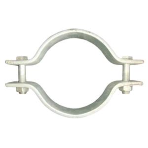Melhor Preço pólo Clamp Electric Power Cable Aço Carbono para Linha de Transmissão Overhead Hot Dip Galvanizado pólo braçadeira