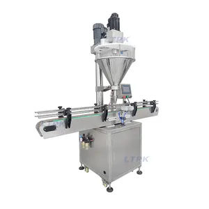 LT-APF High Precision Automatic Spice Milk Auger Powder Bottle Filler Filling Machine Description