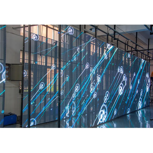 Indoor Transparent LED <b>Display</b> <b>Wall</b> Glass Window Advertising Transparent LED screen - Product Image 1