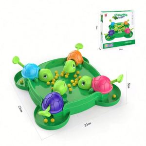 Jeu de société éducatif pour enfants Hot Turtle Eating Bean Toy, jeu de table interactif parent-enfant - Product Image 4