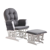 Fauteuil à bascule en bois multifonctionnel personnalisable pour l'allaitement maternel, dossier inclinable réglable, fauteuil de repos, marque OEM