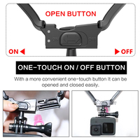 Soporte de Cuello Manos Libres POV con Logotipo/Empaque Personalizado Disponible: Soporte para Cámara de Acción GoPro Hero Insta360 DJI