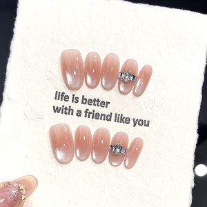 Venta al por Mayor de 10 <span class=keywords><strong>Uñas</strong></span> Postizas de Gel Pintadas a Mano de Lujo, <span class=keywords><strong>Uñas</strong></span> Acrílicas de Alta Calidad con Diseño Único, <span class=keywords><strong>Uñas</strong></span> Artificiales - Product Image 3