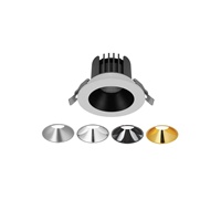 Projecteur LED encastré anti-éblouissement 9W 20W IP44 de haute qualité, ampoule ronde 6W 30W pour projets - Vente chaude