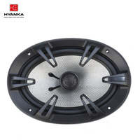 Haut-parleur coaxial de voiture HYANKA HCS-4569 6x9 pouces avec grille, 70W RMS 4Ω, système audio coaxial pour voiture, haut-parleur de porte de voiture
