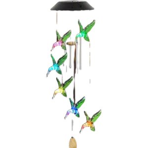 Luces Solares para Jardín con Forma de Mariposa y Colibrí, Decoración para Exteriores, Lámpara Colgante LED - Product Image 5