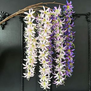 New Flame <b>Artificial</b> Silk Lily Multi-Headed <b>Flower</b> Wedding Home Decor Floral <b>Arrangement</b> Sayuri Variety - Product Image 3