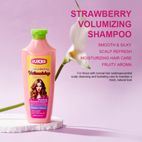 Shampooing et soin capillaire UUKKG Private Label 500ML à l'huile d'iris, contrôle du sébum, volumisant à la fraise, hydratant à la mangue, antipelliculaire