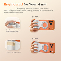 Poignée multifonctionnelle pour appareil photo de téléphone portable, poignée de 8,5 pouces pour les grandes et les petites mains, pour les selfies et les photos de groupe