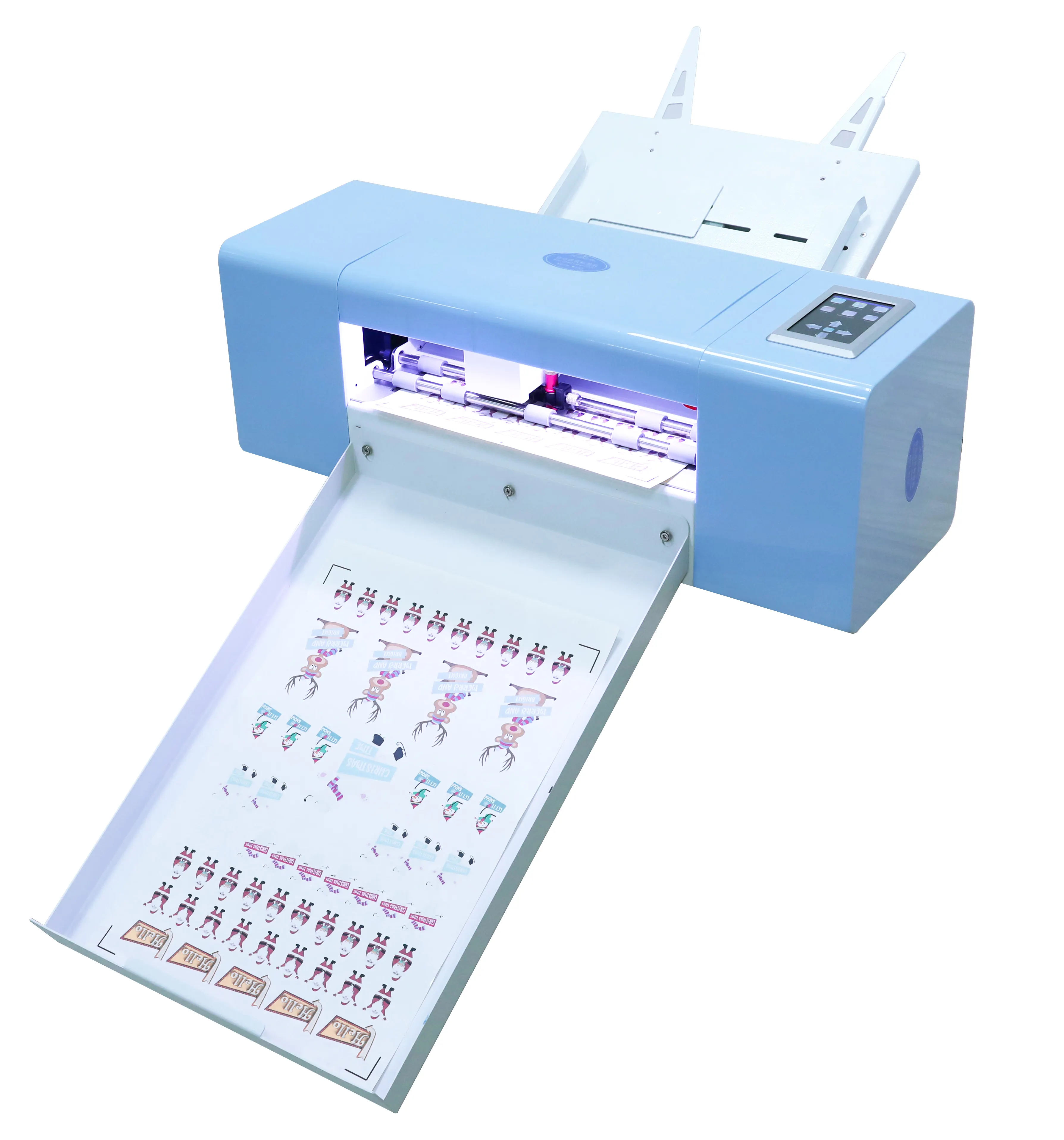 Coupe-feuille entièrement automatique/A3 + A3 A4 coupe-étiquette multi-feuilles/machine de découpe de feuille d'autocollant