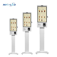 Kiosque de commande numérique pour signalisation numérique, terminal de point de vente Android 21,5, 23,8, 27, 32 pouces pour hôtel et restaurant
