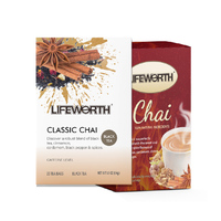Lifeworth marque privée instantané à base de plantes thé chai poudre