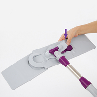 63CM Rechargeable Mop 360 Degrés Pliable De Nettoyage Magique Vadrouille Plat Microfibre Vadrouille Gros