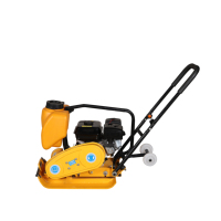 Compacteur à plaques à essence C60 efficace pour la compactation du sol, la construction de chaussées en asphalte et les projets d'aménagement paysager