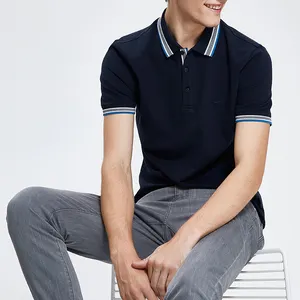 Tùy Chỉnh In Ấn Thêu Thiết Kế 100% Cotton Unisex Ngắn Tay Áo Polo T Áo Sơ Mi Cho Nam Giới