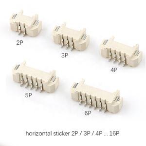 Печатная плата горизонтального типа, 2pins-16pins, вафельные разъемы SH, 1,0 мм, шаг от провода до платы, соединитель - Product Image 6