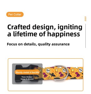 <span class=keywords><strong>Collar</strong></span> de perro espeluznante de Halloween <span class=keywords><strong>Collar</strong></span> de gato que brilla en la oscuridad con murciélagos Suministros de fiesta de disfraces de mascotas seguros ajustables Soporte OEM - Product Image 5