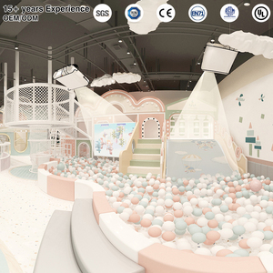 Parque Infantil Interior Temático de Diseño Integral con Tobogán y Piscina de Pelotas para Niños y Padres - Product Image 1