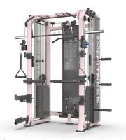 Smith Machine Gantry Home Gym Iron Power Squat Rack Multifonctionnel Tout-en-un Entraînement de Force Musculation Poitrine Acier Maison