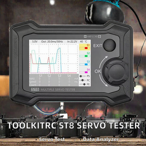 เครื่องทดสอบเซอร์โว ToolkitRC ST8 8CH 100W 7-28V 10A PWM/PPM/SBUS พร้อมจอแสดงผลกราฟกระแสไฟ สำหรับโมเดล RC ที่ใช้งานร่วมกันได้ - Product Image 2