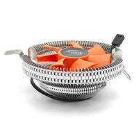 Nouvel arrivage : Ventilateur de refroidissement CPU série UFO, dissipateur thermique en aluminium, faible bruit, roulement fluide 3 broches, 80x80x25mm, 25dBA pour processeur Intel PC