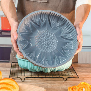 Moldes de Silicona Antiadherentes con Forma de Flor para Pasteles, Moldes para Hornear Pasteles, Utensilios de Reposterí<span class=keywords><strong>a</strong></span> Perfectos para Pasteles, Gelatina, Pan, Gelatinas - Product Image 5