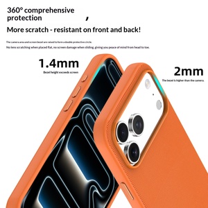 เคสแม่เหล็กดีไซน์ลายสัตว์ผ้าเทค สำหรับ 17 Pro Max พร้อมปุ่ม AI ใช้ได้กับ 18 Pro ป้องกันการตกกระแทก - Product Image 5