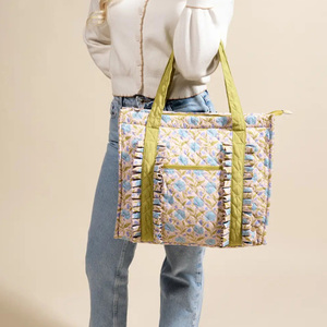 Bolso de Hombro Acolchado con Cierre de Cremallera y Logotipo Personalizado para <span class=keywords><strong>Mujer</strong></span>, con Correa para Carro - Product Image 6