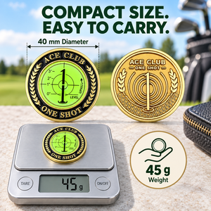 Niveau à bulle portable pour green de golf, aide au putting double face, en stock, accessoire de golf pour tournois et cadeaux pour membres - Product Image 4