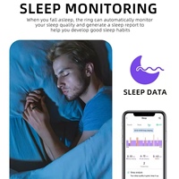 Bague connectée tendance R10, tracker de santé et de forme physique, moniteur de fréquence cardiaque et de sommeil, télécommande, étanche IP68, contrôle via application Android et iOS