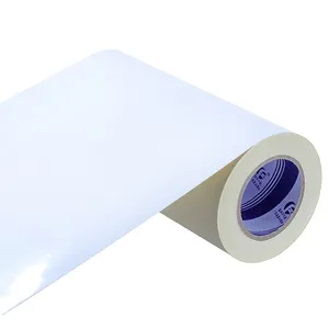 Полуглянцевая/покрытая матовая/литая мелованная бумага термотрансферные рулоны самоклеящаяся наклейка этикетка полуглянцевая бумага гигантские рулоны