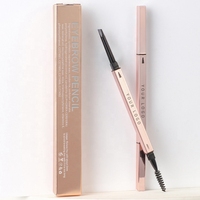 Crayon à sourcils minéral doré végétalien, fin, waterproof, longue tenue, application facile, qualité professionnelle, OEM/ODM, marque privée