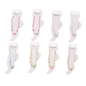 Cavigliera in Ceramica Colorata a Forma di Stella a Cinque Punte, 2 Pezzi per Colore, Gioielli alla Moda per Donne - Product Image 1