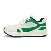 Chaussures de course unisexes en maille respirante, baskets légères blanches et bleues, chaussures de sport antidérapantes pour l'entraînement, printemps-été