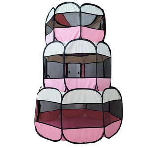 Portatile pieghevole per animali domestici cuccia recinzione ottagonale per cuccioli rifugio facile da usare all'aperto facile operazione grandi gabbie per cani recinzioni per <span class=keywords><strong>gatti</strong></span> - Product Image 6