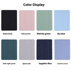 Étui en cuir transformable Y-Fold pour <span class=keywords><strong>iPad</strong></span> Pro 11 Air 5 6 <span class=keywords><strong>Mini</strong></span> 6 avec PC TPU PU ROHS certifié Fente pour stylo Coque rigide en acrylique - Product Image 4