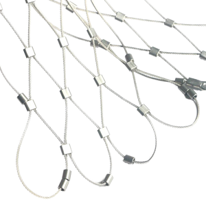 Customizable Woven Wire Rope Bird Netting Flexible Stainless Steel Cable Mesh for Zoos Parks Wildlife USA-Welding Cutting - Product Image 1